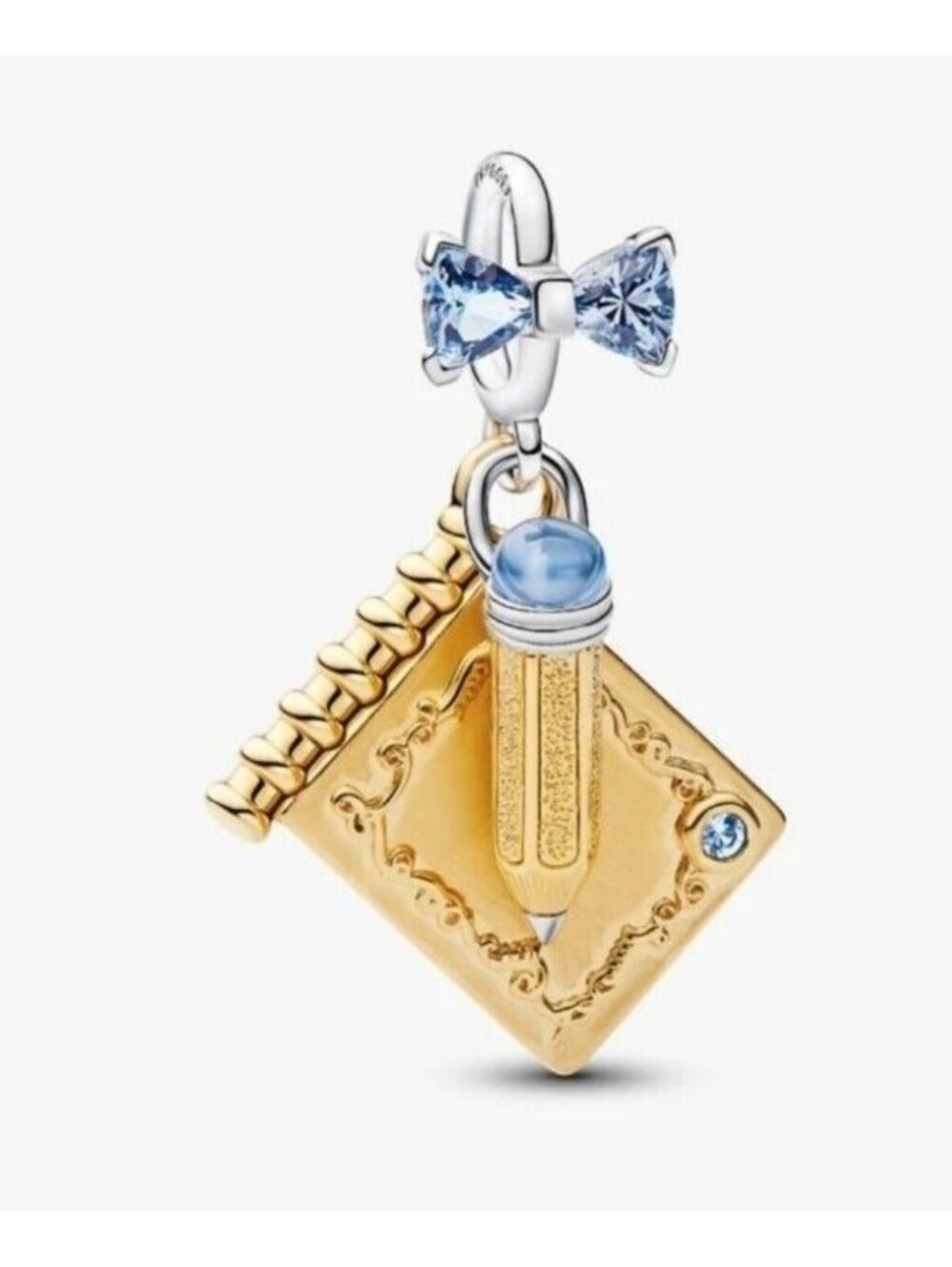 Pandora Bridgerton Dance Card & Pencil Dangle Charm